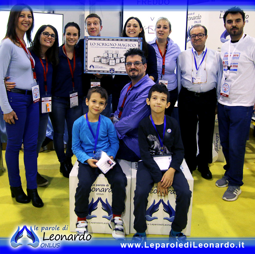 Gruppo “Le Parole di Leonardo ONLUS” a Handimatica 2014